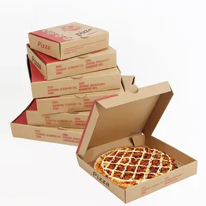 Produsen Kotak Pizza Beku Kertas Bergelombang Pabrik Cetakan Kustom 18Mm Kemasan Makanan Bergelombang atau Kertas Kardus Hongtai