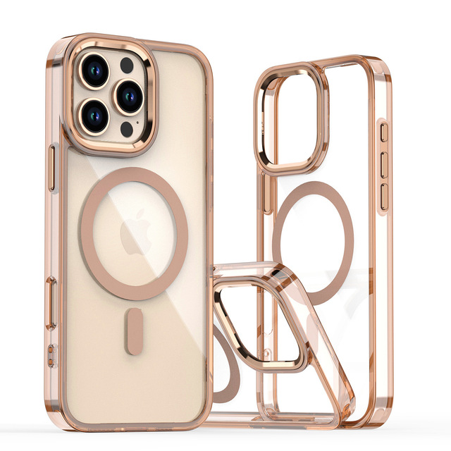 New Design High Full Protection Magnetic Shockproof TPU Sports Design Card Holder Stand Flip Phone Case for 15 Pro Max 16