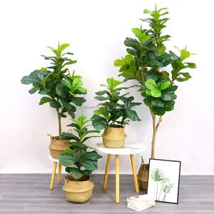 Violon feuille figuier intérieur maison ornementale petit grand grand faux plante en pot arbre artificiel arbre plantes pour la décoration intérieure