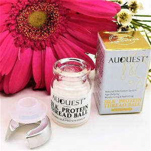 משי חלבון חוט כדור 100% טבעי חלבון Sericin אנטי חמצון פעילות קולגן לספוג במהירות פנים סרום אנטי אייג 'ינג - Product Image 1