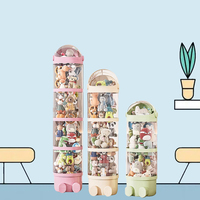 Poupées de grande capacité stockage enfants enfants boîte de rangement légère bacs conteneur jouets seau de rangement grande ouverture Durable