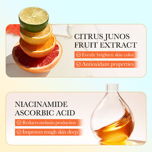 SADOER Venta caliente vitamina C niacinamida Gel de aceite de ducha suavizante de la piel efectos blanqueadores extractos de frutas líquido Extra a base de hierbas - Product Image 3