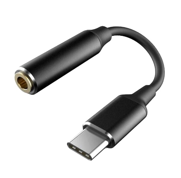 Type C to 3.5mm Earphone Cable Adapter, Type C Male to 3.5 mm Female Audio Aux Cable for Headphone Speaker