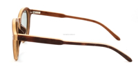 Lunettes de soleil en bois classiques 100% faites à la main avec verres polarisés et logo personnalisé CNC