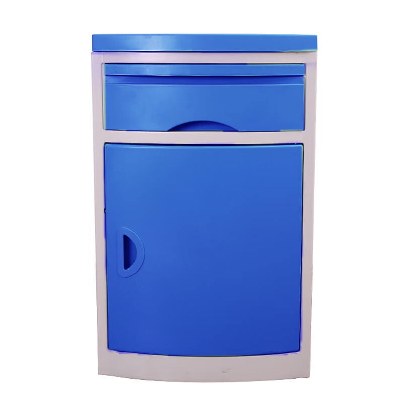 Grande table de chevet bleue