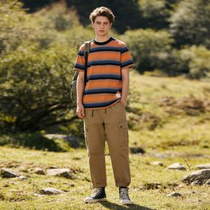 Nuova T-shirt Estiva da Uomo a Righe <span class=keywords><strong>Breton</strong></span>, 100% Cotone, Casual, Multicolore, Collo Tondo, Vestibilità Ampia, Vendita all'Ingrosso - Product Image 4