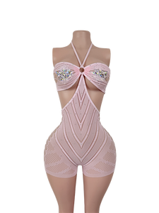 Traje de Baile para Mujer, Diseño con Brillo, de una Pieza, para Actuaciones, Colorido, con Recortes, Ropa de Baile Exótica, Atuendo de Stripper - Product Image 3