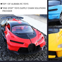 Voiture télécommandée AiJH avec lumières LED, pédales et volant, jouet voiture télécommandée, voiture RC
