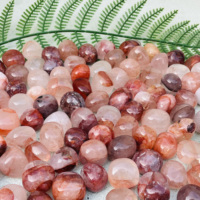 Quartz de feu naturel poli de 2-3 cm, pierres et gravier de quartz pour la décoration intérieure