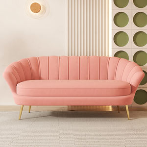 Canapés de luxe en velours doré, <span class=keywords><strong>fauteuil</strong></span> nordique en métal, chaise de bureau d'hôtel, canapé moderne pour la maison, ensemble de meubles sectionnels, canapés de salon - Product Image 2