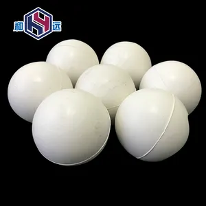 Écran de vibration balle en caoutchouc absorbant les chocs balle de tennis transparente de 50mm en stock balle solide blanche