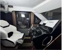 9.93m/33 Fit Fiberglas Spor Balıkçılık ve Dinlence Yat Teknesi 300HP Dıştan Takma Motor Uzaktan Kumandalı Akülü Eğlence Teknesi