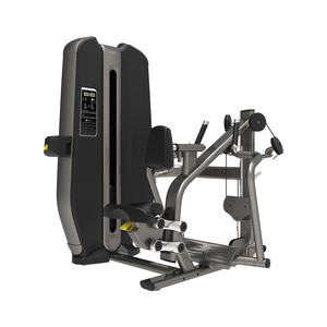 Machine à Rameuse Assise Professionnelle LAND à Charge par Poids, Réglable, avec Pile de Poids de 70 kg pour Exercices de Dos et Entraînement de Force - Product Image 1