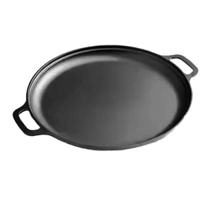 Poêle à griller plate en fonte à chauffage uniforme de qualité supérieure, avec double poignée, non revêtue, <span class=keywords><strong>pour</strong></span> crêpes, et ensemble complet d'outils de cuisson - Product Image 6