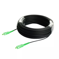 Kabel Patch Cord FTTH G657A Singlemode Simplex Duplex Kualitas Terbaik untuk Dalam & Luar Ruangan 10M 20M 50M 100M 150M 200M