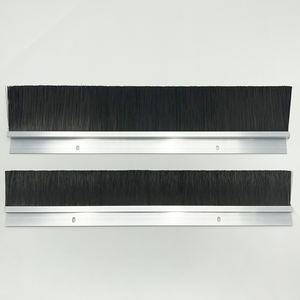2510176 Industriële Kwaliteit Aluminium Vlamvertragende Borstel Draaideur Bodem Afdichting <span class=keywords><strong>Strip</strong></span> Metalen Borstel - Product Image 3