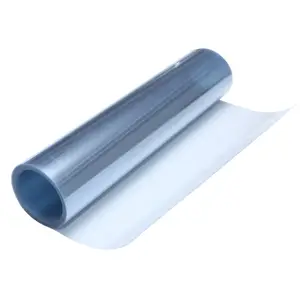 Harga grosir plastik kaku pembungkus pvc lembaran transparan gulungan film pvc untuk kotak pajangan