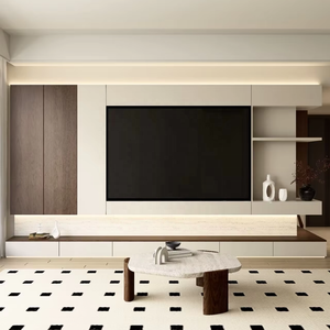 Customizzato Design moderno europeo soggiorno mobili pannello legno TV Stand vetrina & Storage per uso domestico o Hotel - Product Image 1