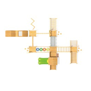<span class=keywords><strong>Juegos</strong></span> de Madera de Alta Calidad Personalizados de Fábrica <span class=keywords><strong>para</strong></span> Patio de Recreo Infantil, Tobogán de Escalada al Aire Libre - Product Image 6