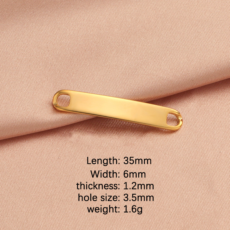 35*6mm Gold