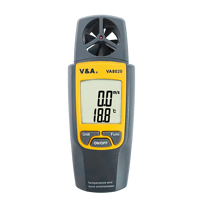 Anémomètre numérique portable VA8020 – Testeur de vitesse du vent et de débit d'air (CFM) pour CVC, mesure de la température des drones de tournage, arrêt automatique