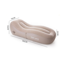 Canapé gonflable automatique, matelas pneumatique, chaise longue gonflable, lit d'appoint portable avec pompe à air pour la maison, l'extérieur et le camping