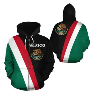 Pulover Bendera Meksiko Hoodie Ritsleting Penuh dengan Harga Murah Hoodie Hitam Premium UNTUK Pria Hoodie Ritsleting Polos Khusus