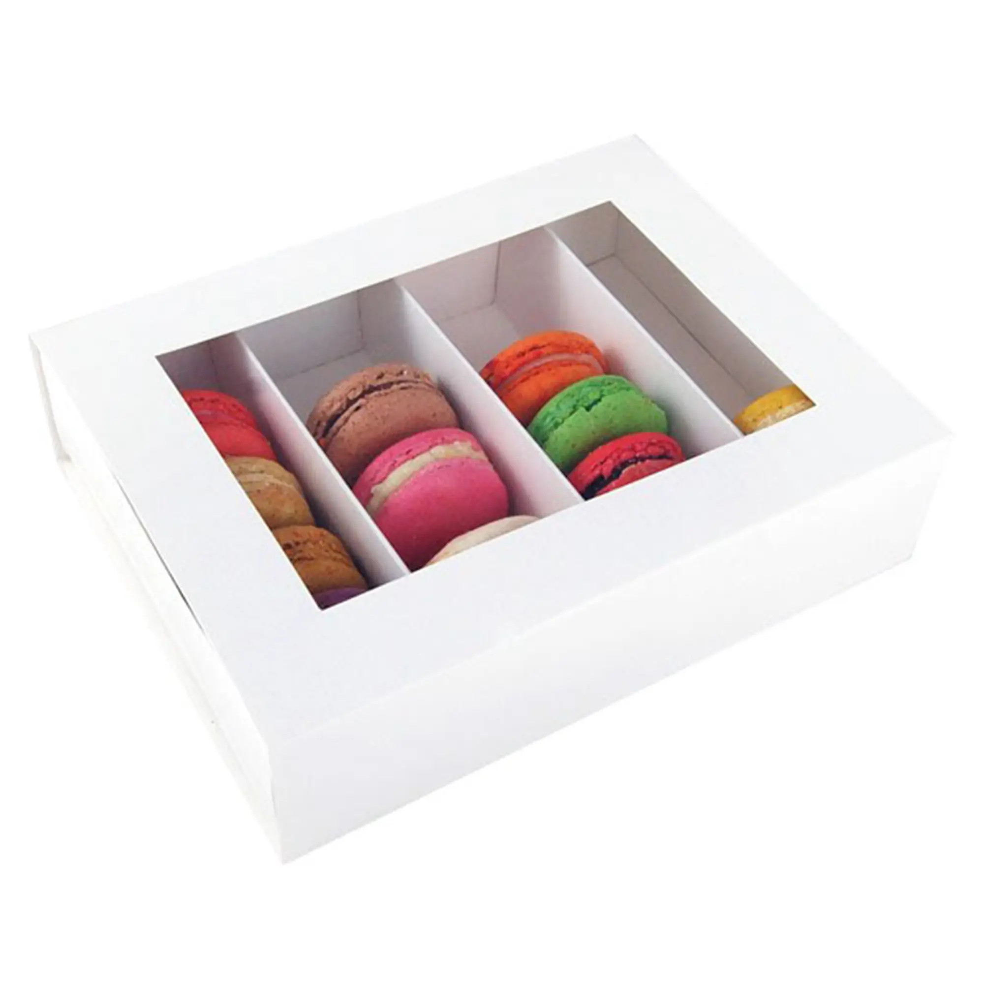 24pcs with Window customized macaron packaging box wholesale