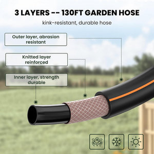 Enrouleur <span class=keywords><strong>de</strong></span> tuyau d'arrosage RN-813 rétractable toute longueur support mural rotatif à 180 ° - Product Image 2