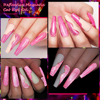Meilleur Vente Art Magnétique Cat Eye Gel Polish 15ml Rouge Couleurs Réfléchissant Uv Gel Vernis À Ongles pour Nail Art