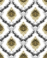 Vente chaude Damas Patten PVC Papier Peint pour Chambre Insonorisé Étanche 10m Longueur Maison Décoration pour Appartement À Manger