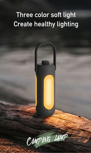 Wholesale <b>Camping</b> Lantern & Power Bank Rechargeable 3 Color Stepless Dimming Foldable Emergency Charger <b>Hiking</b> - Product Image 6