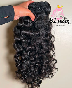 มัดผมมนุษย์แบบเป็นลอนคลื่นธรรมชาติมัดผมมนุษย์ - Product Image 6