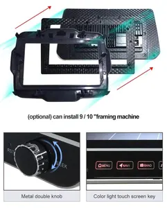 10.25 بوصة 2.5D شاشة الروبوت 9.0 العالمي ضئيلة مشغل أسطوانات للسيارة فيديو راديو لاعب مع سعر المصنع جيدة مباراة 9 "10" جميع إطارات