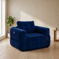 Sitzsack-Stuhl Stapelbarer Memory-Schaum Komprimierter Block Faulenzerstuhl für Büros
