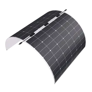 RV deniz çatı için yüksek kaliteli mono yarı esnek güneş panelleri 350w 405w 415w
