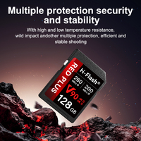 Carte mémoire SD originale 512 Go, carte SD 128 Go, 256 Go U3 4K V90 Classe 10 UHS-II en plastique pour caméra DVR, cinéastes professionnels