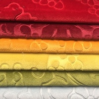 Nouveau produit scène de théâtre, toile de fond de mariage Polyester chaîne tricoté velours doux nouveau matériau tricot velours tissu/