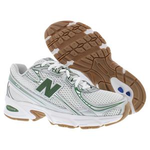 Zapatillas para caminar New Balance 740 unisex, color gris, verde, malla, amortiguación ABZORB - Product Image 4