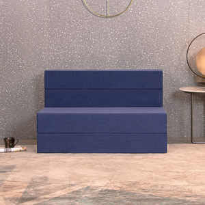 Nhà Máy Tùy Chỉnh Amazon Bán <span class=keywords><strong>Hot</strong></span> Giường Trong Một Hộp, 6 Inch Twin Tri Fold Khách Đúp <span class=keywords><strong>Memory</strong></span> <span class=keywords><strong>Foam</strong></span> Foldaway Nệm Với Washable Cover - Product Image 6