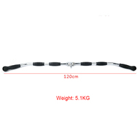 Barre de traction double tête pour machine à ramer, accessoires multi-fonctions pour rack de musculation, fixation pour câble de gym