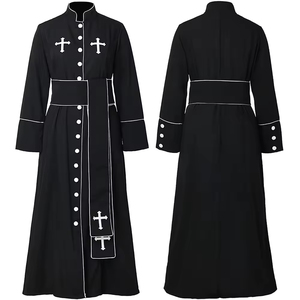 black plus size dresses prom Women's Tapered Clergy Dress – Elegant Fitted Clerical Wear main image 1