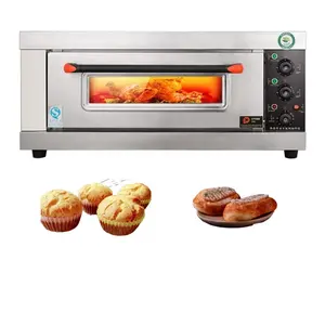 2024 Hot Hotel Kitchen Products Cookies Commercial 1 Layer Garth Food Bread Baking portable pizza Electric Oven