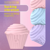 Vibrateur OEM en silicone pour stimulation clitoridienne, jouet sexuel féminin, stimulateur de mamelons et point G, ventouse clitoridienne, vibrateur en forme de crème glacée ou d'œuf pour femme