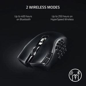 Razer Naga V2 HYPERSPEED Chuột chơi game <span class=keywords><strong>MMO</strong></span> không dây: 17-19 nút lập trình cảm biến quang học 30k-Công tắc chuột cơ - Product Image 4