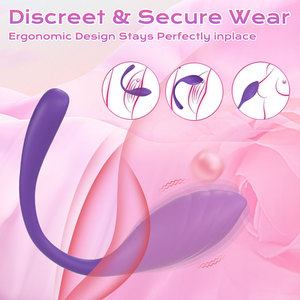 Jouets pour adultes, vibrateur à balles pour femmes, portable, contrôle par application, <span class=keywords><strong>Bluetooth</strong></span>, 9 modes de vibration, charge USB, étanche, <span class=keywords><strong>vibro</strong></span> - Product Image 3