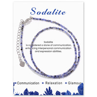 Collier accessoire de soirée en cristal synthétique pour femme, orné de perles fines et d'une chaîne de clavicule en pierre, tendance
