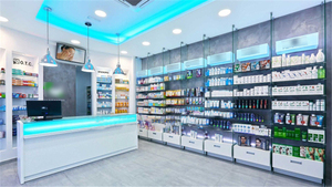 Kệ Dược Phẩm Bằng Gỗ Kệ Trưng Bày Nội Thất Cửa Hàng Nội Thất Cửa Hàng Y Tế Thiết Kế Quầy Bệnh Viện Cho Dược - Product Image 4