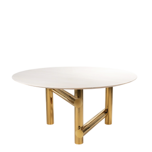 Contemporary OEM Shape Cement <b>Dining</b> <b>Table</b> With Solid Pedestal Base Concrete Restaurant <b>Table</b> For Hospitality Projects - Product Image 1