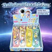 Jouet Squishy Transparent Thème Spatial en Spirale à Presser avec Détail Astronaute